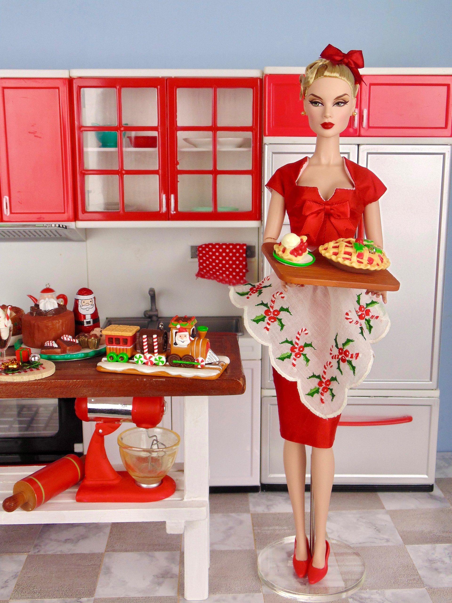 Peppermint Twist OOAK fashion for 12” fashion dolls product image (7)