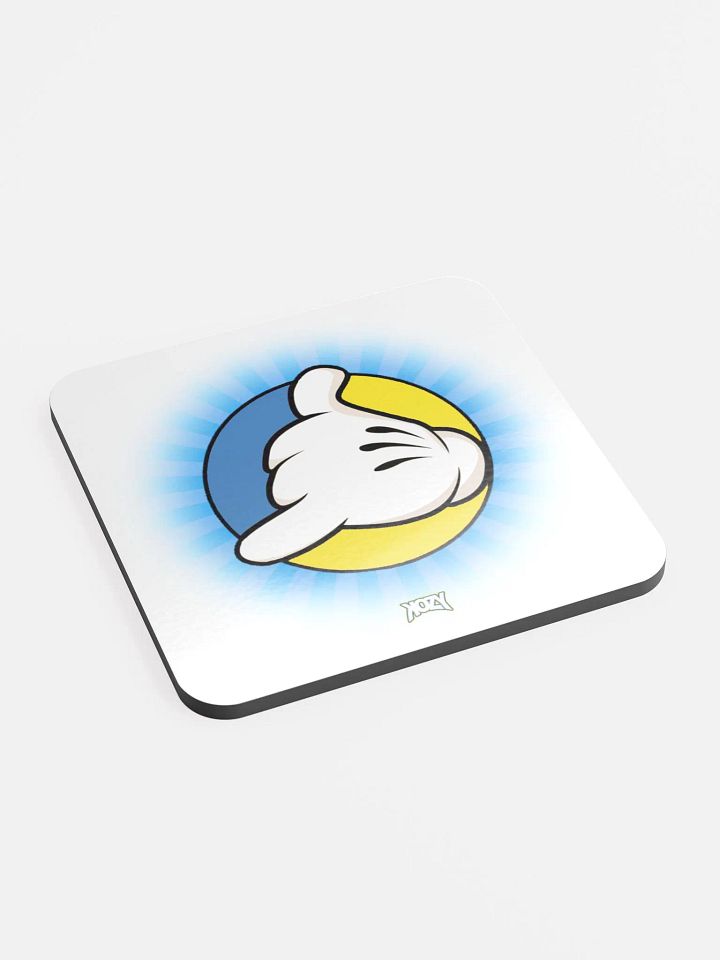 Glassed Cork Coaster (Blue) product image (2)