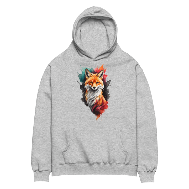 Vibrant Fox Illustration Premium Hoodie product image (2)