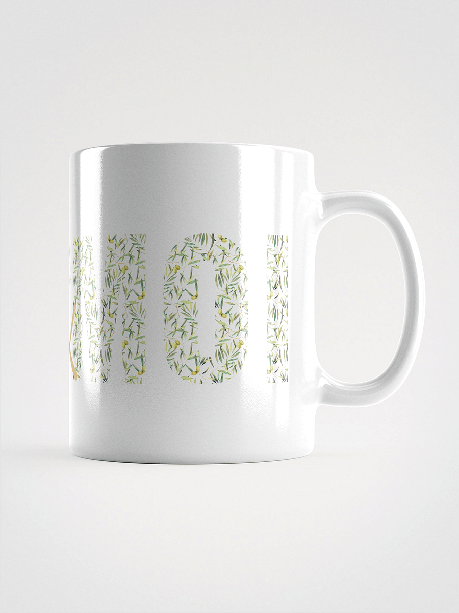 Mug Blanc Toi et Moi - Décor feuillage Olivier de Provence - Cadeau Couple product image (1)