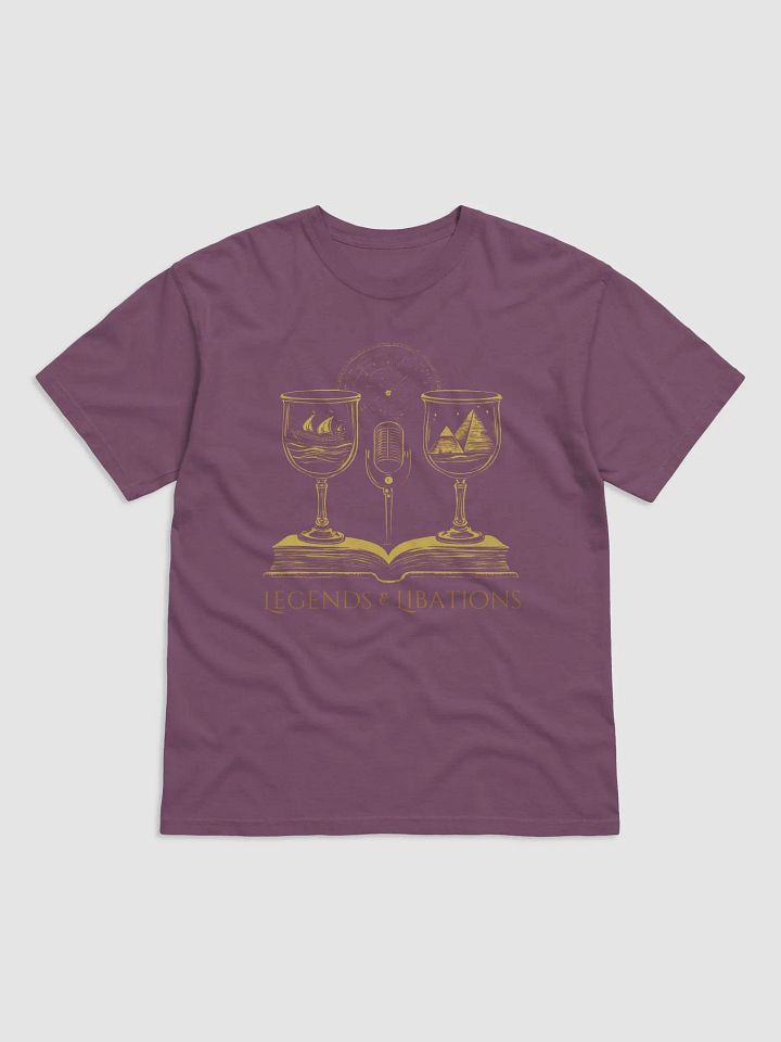 Legends & Libations Gold Logo Comfort Colors T-Shirt product image (1)