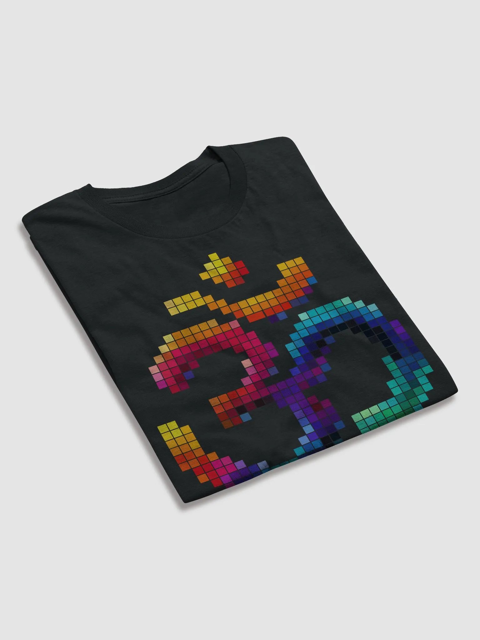 Pixelated Om Vibes T-Shirt product image (7)