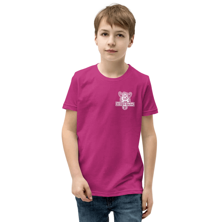 Youth Handler-Helper Logo (White on Dark) Tee product image (2)