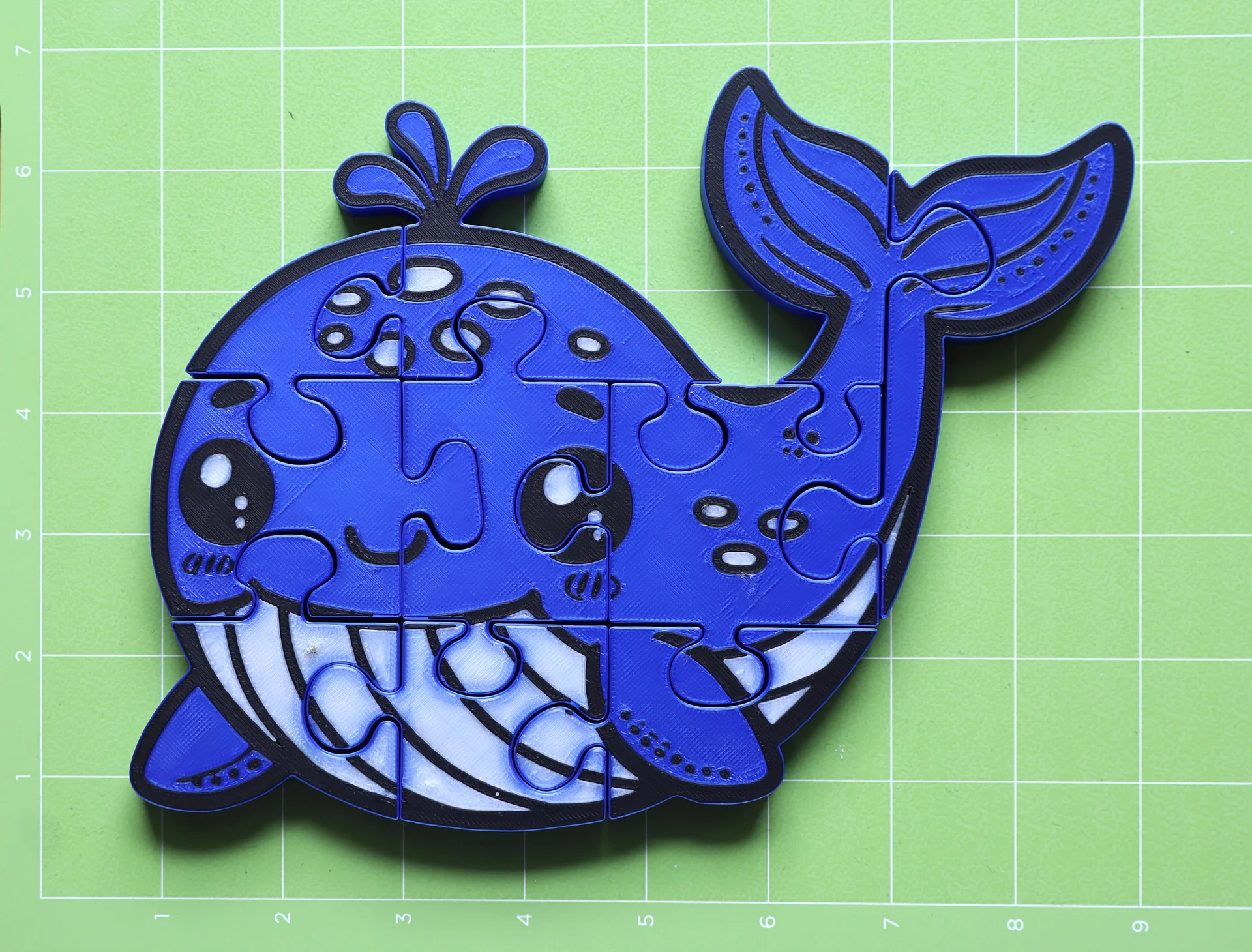 Whale 3D Printed Jigsaw Puzzle – A Splash of Ocean Fun in Every Piece! product image (4)