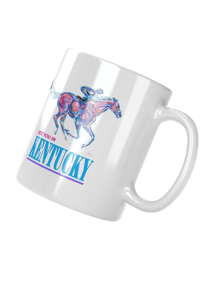 Kentucky Bound-Horse Racing Ceramic Mug product image (6)