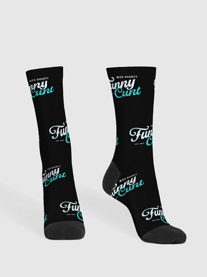 Miss Shorty Funny C!NT Polka Dot Socks product image (2)