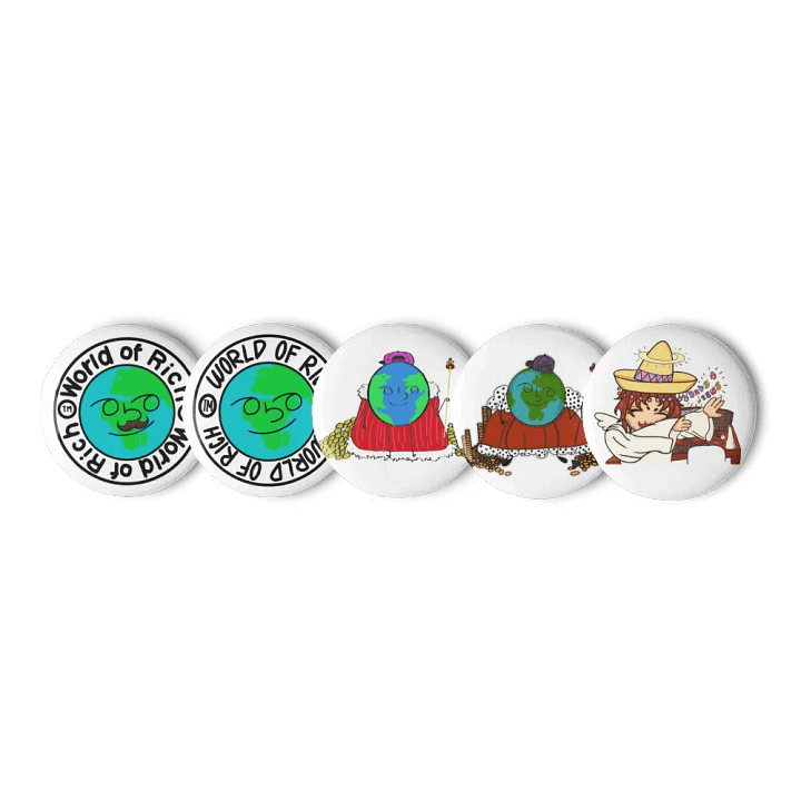 worldofrich Logo Pins + Bonus Pin product image (2)