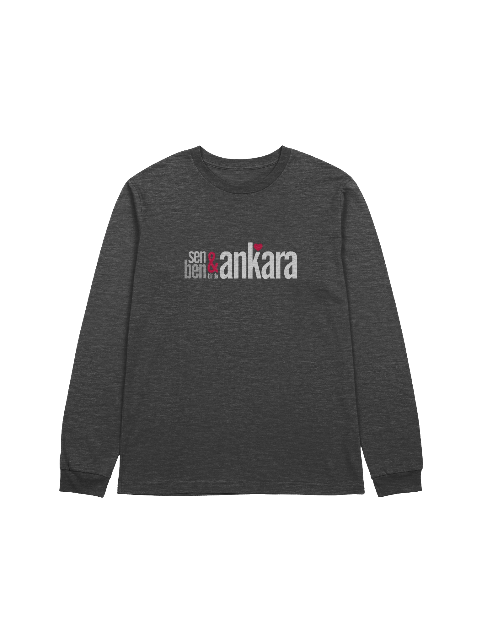 Ankara Aşkını Hatırla: Sen & Ben Bir de Ankara | Bella+Canvas Uzun Kollu Yumuşak Tişört product image (1)