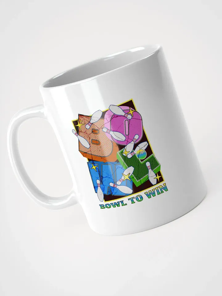 Bowl To Win Block Letter Colorful Bonanza Mug product image (2)