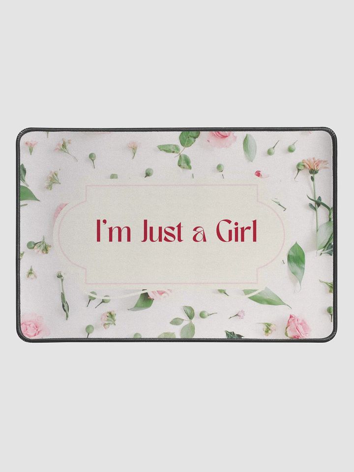 I'm Just a Girl Mouse Pad product image (1)