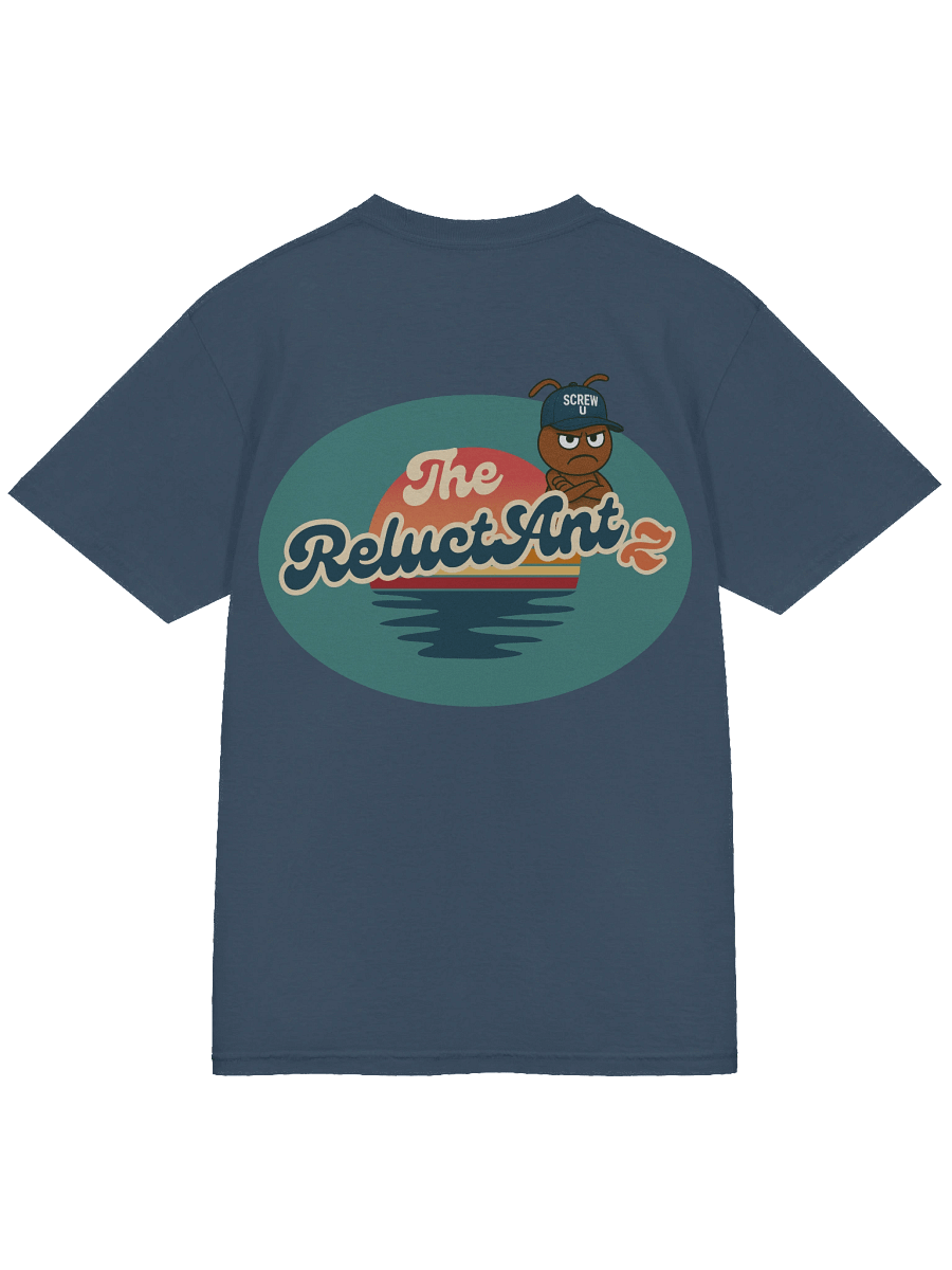 Screw U T-Shirt by The ReluctAntz - Midnight Blue product image (5)