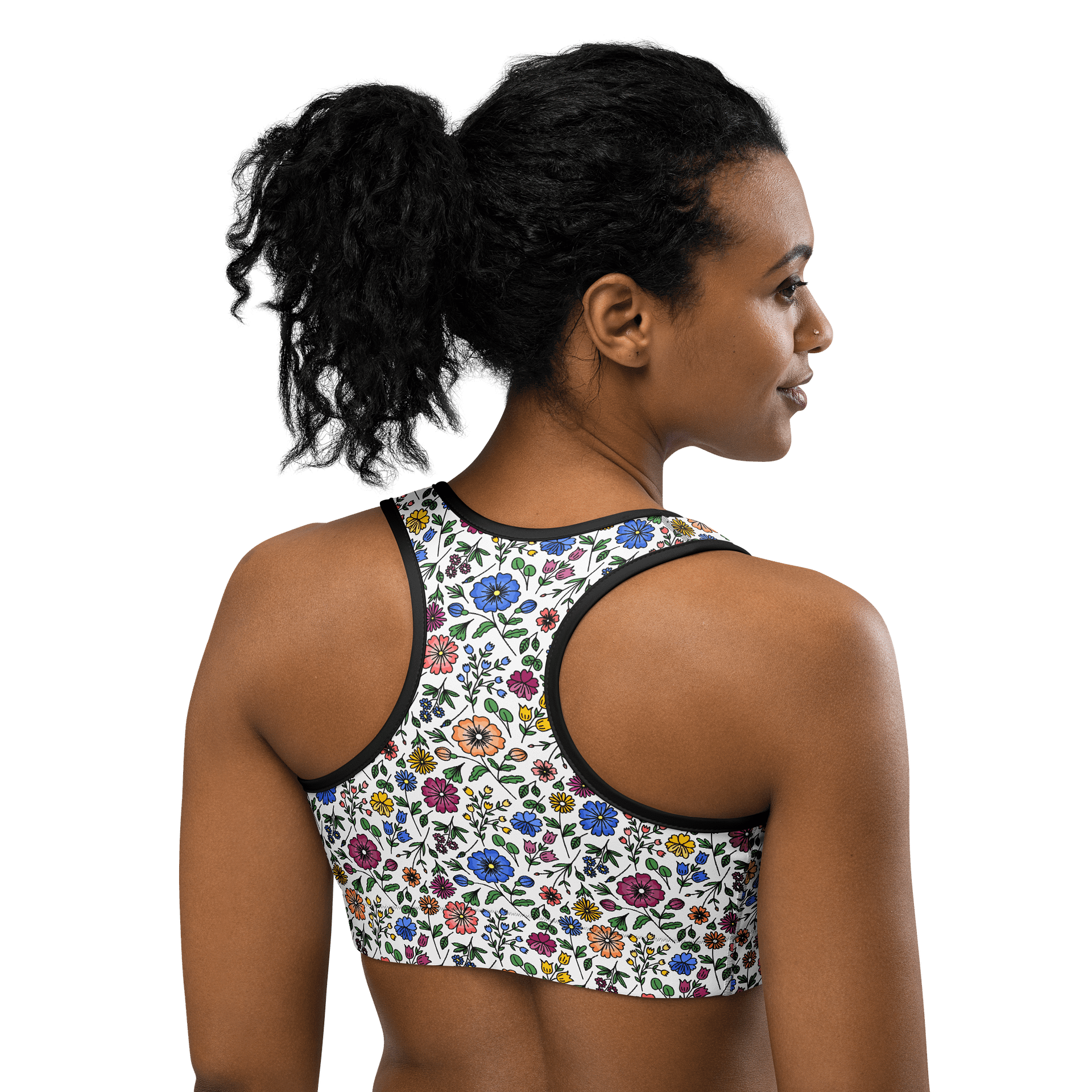 Floral Sports Bra – Supportive, Stylish & Comfortable product image (4)
