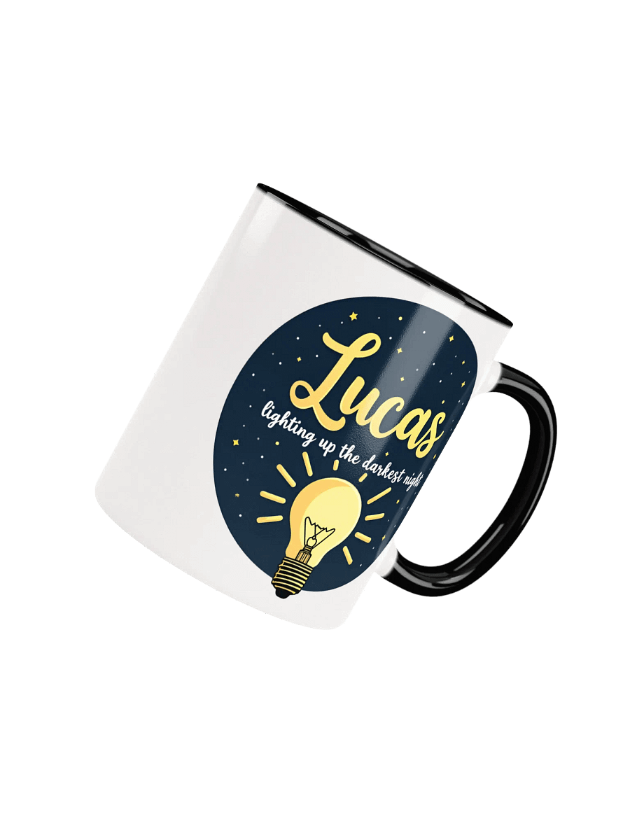 Lucas, Lighting Up the Darkest Night - Personalized Coffee Mug for the Brightest Spirits product image (4)
