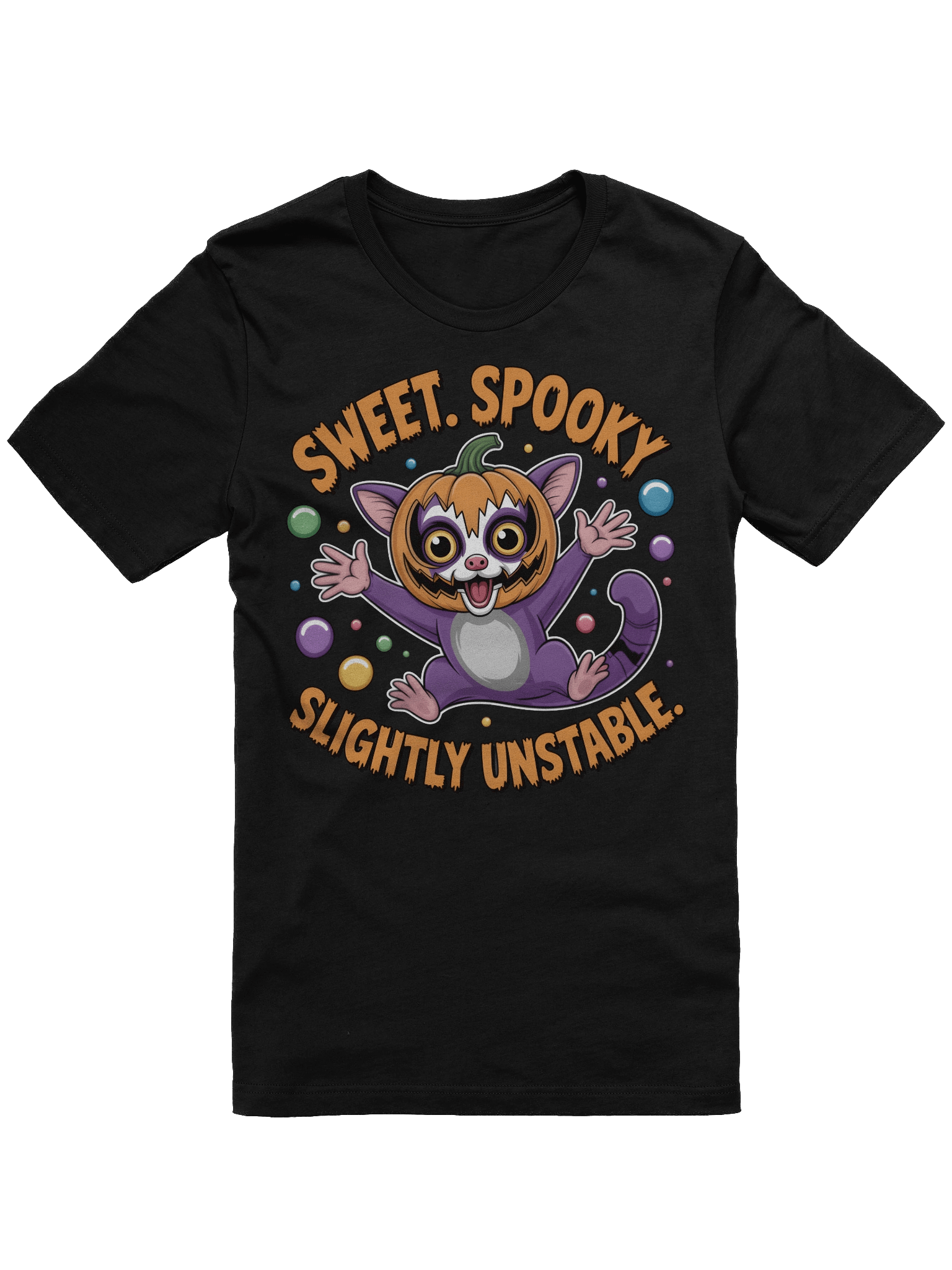 Spooky Lemur Pumpkin Patch T-Shirt product image (1)