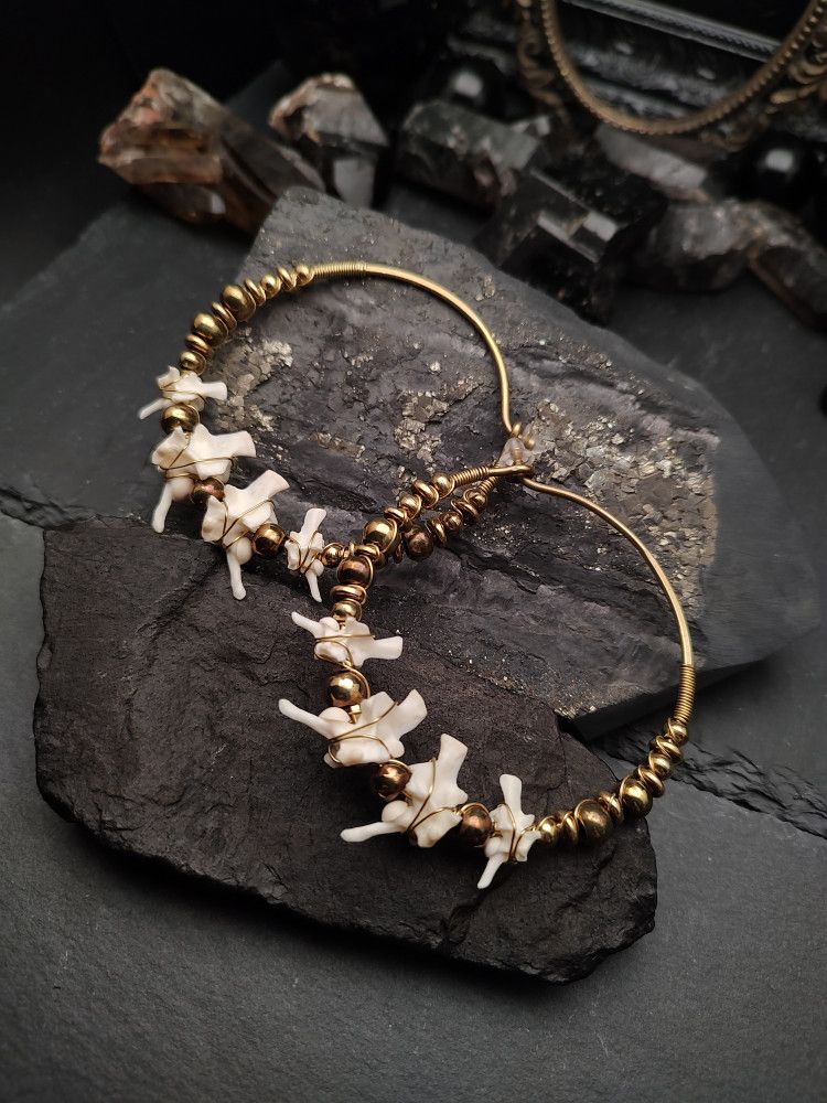 Earrings Bone Vault - Vert Golden Quartet product image (1)