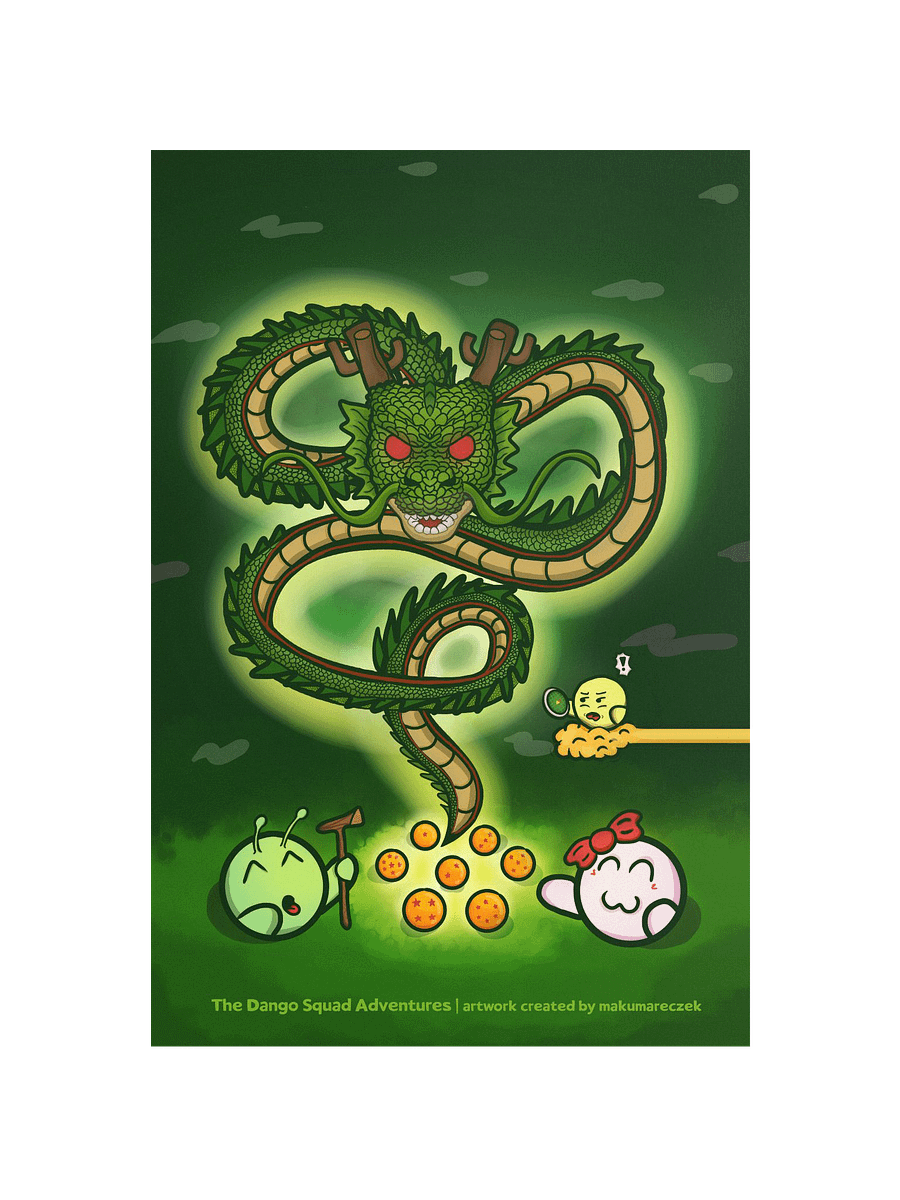 Dango Dragon - Frameless Poster product image (1)