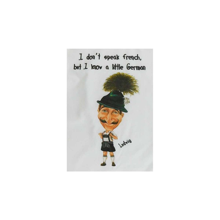 I don't speak French, but I know a little German. An Original Art on Shirts® T-Shirt product image (2)
