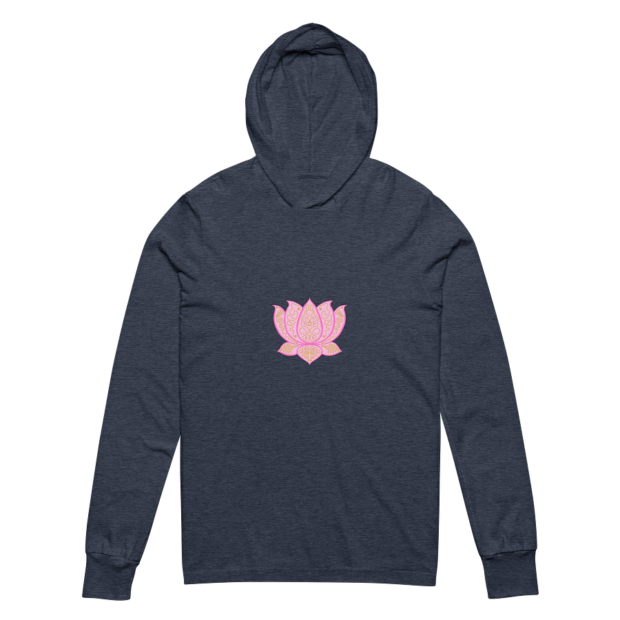 Golden Lotus Unisex Hooded Tee product image (2)