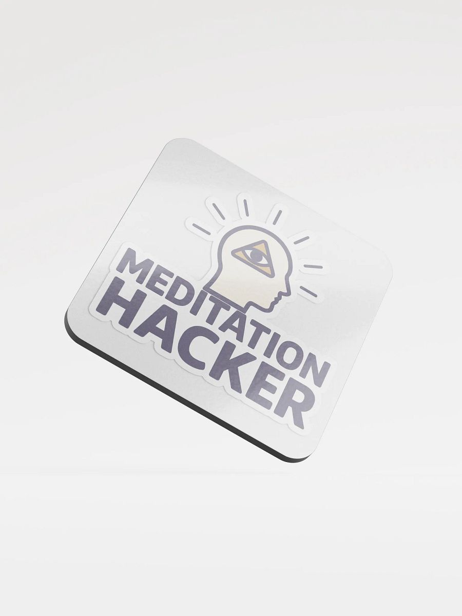 MEDITATION HACKER — Coaster for the Conscious Coders product image (1)