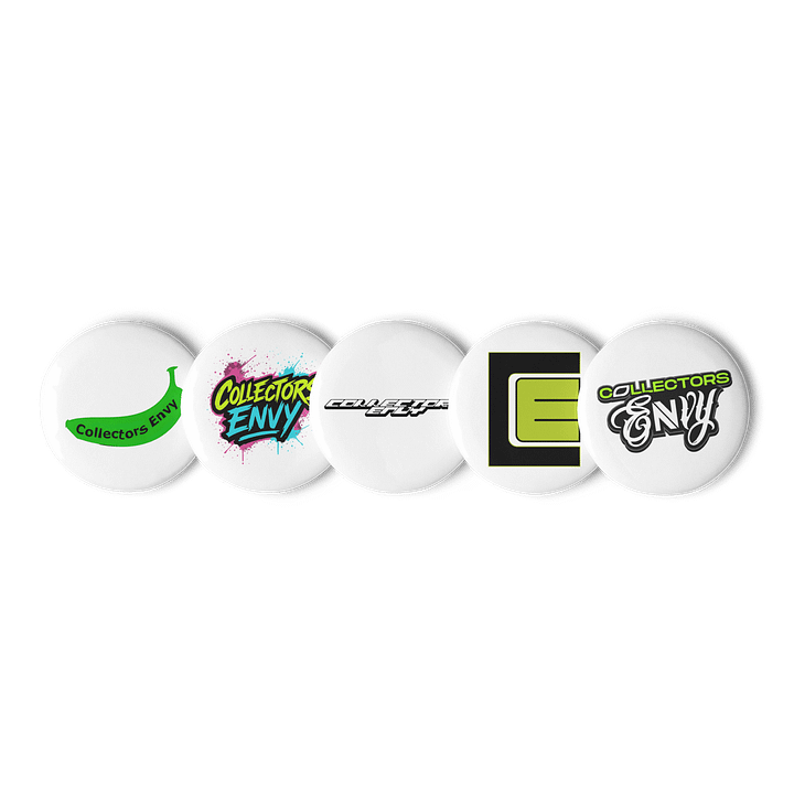 Collectors Envy Logo Pin Button Pack product image (1)