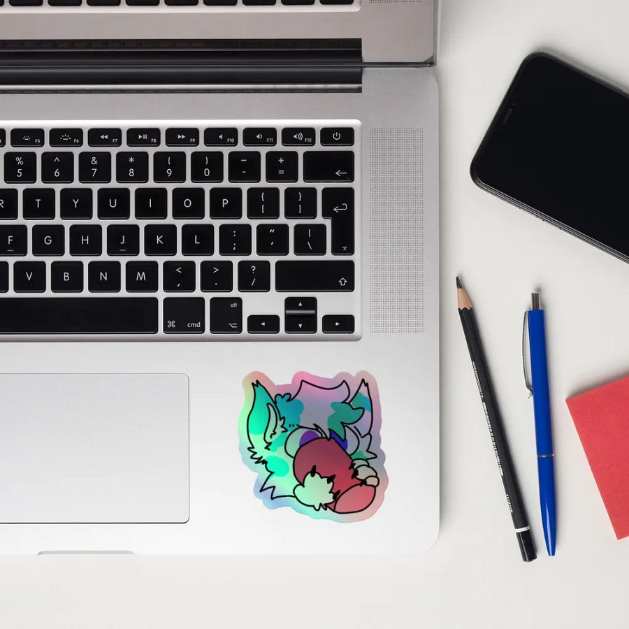 Fisk Sip Holographic Sticker product image (12)