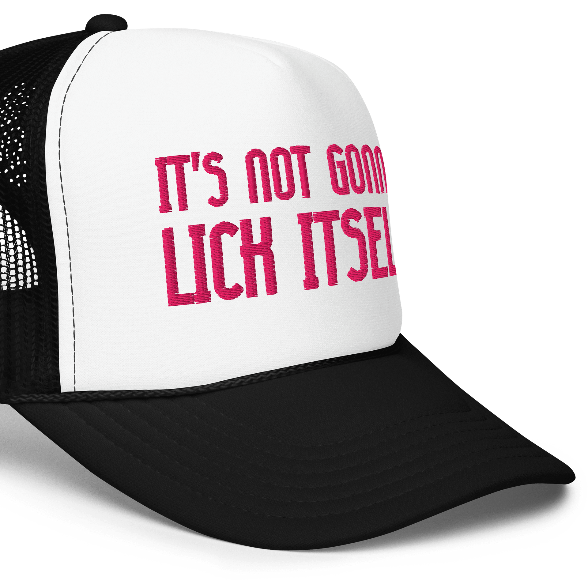 IT'S NOT GOING TO LICK ITSELF Foam Trucker Hat product image (5)