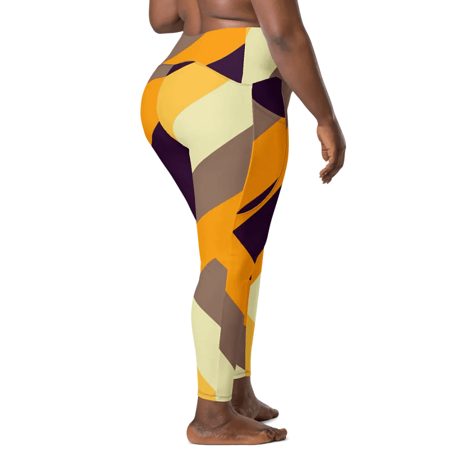 Sunset Stripes All-Over Leggings with Pockets product image (3)