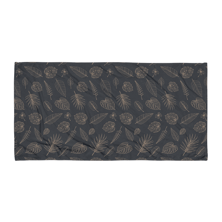Sublimated Towel - Tropical leaf pattern product image (1)