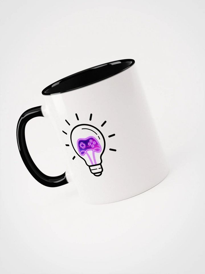 Lightbulb logo color accent mug product image (1)