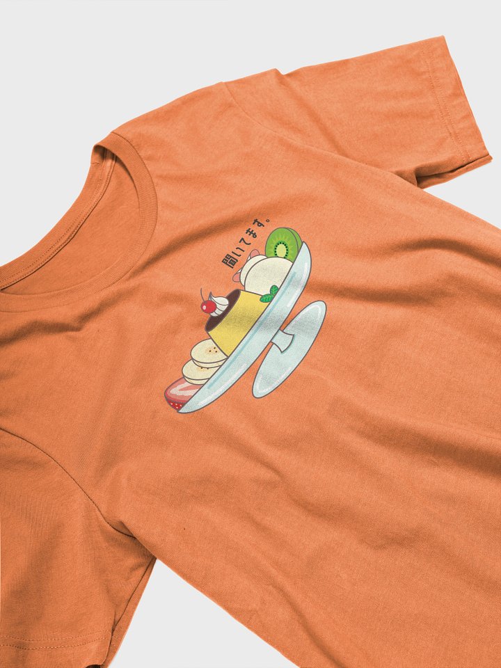 Pudding A La Mode Cat - Unisex Adult Super Soft Lightweight T-shirt product image (2)