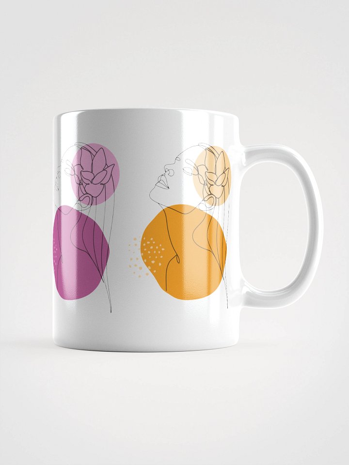 Mug Blanc Equilibre Femme Vibrant - Intensité en Liberté - Idée Cadeau Raffiné product image (1)