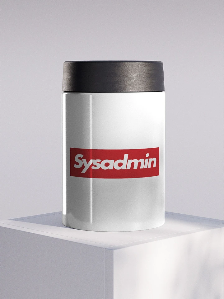 Sysadmin - Stainless Koozie product image (1)
