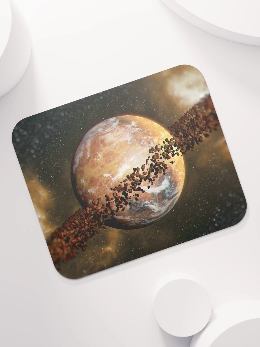 Ringed planet Mouse Pad product image (7)
