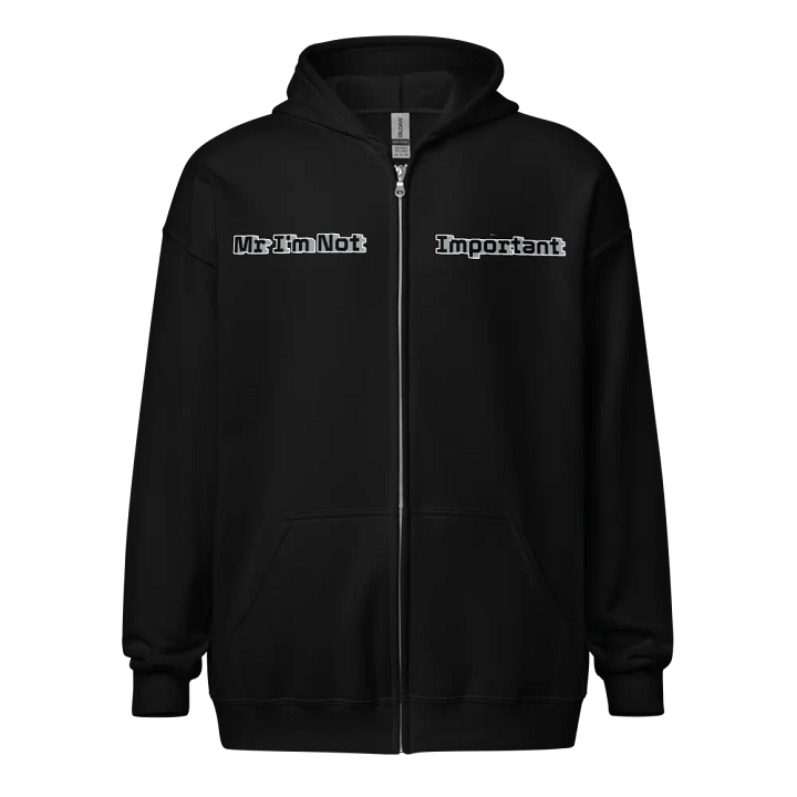 Unisex Heavy Blend Zip Hoodie - Mr I'm Not Important product image (1)