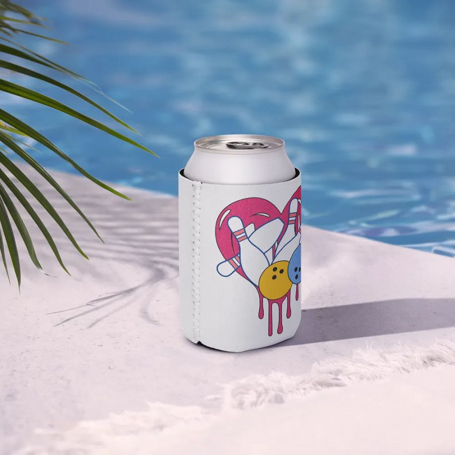 Heart Bowling Can Cooler product image (7)
