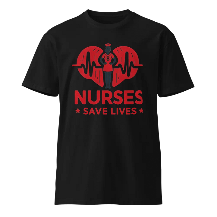 Heartbeat Hero Nurse T-Shirt product image (1)