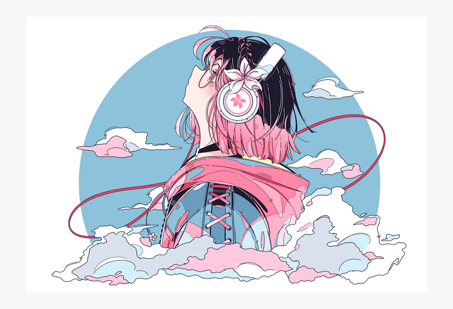 comfi beats shirt (cloud) product image (2)