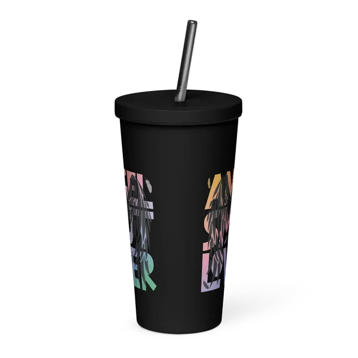 Angel Smut Lover Insulated Tumbler (Black) product image (2)