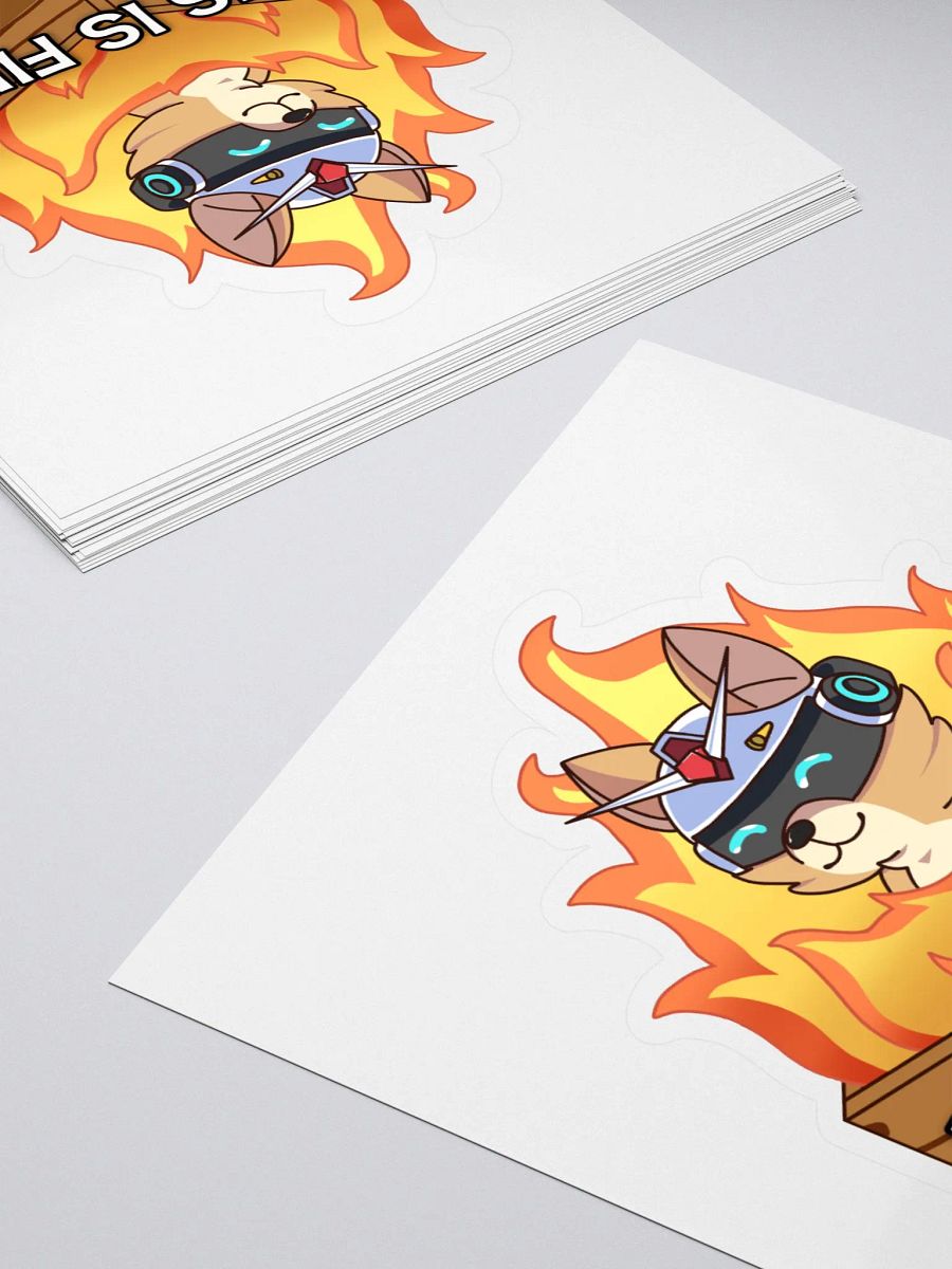 THIS IS FINE Sticker product image (4)