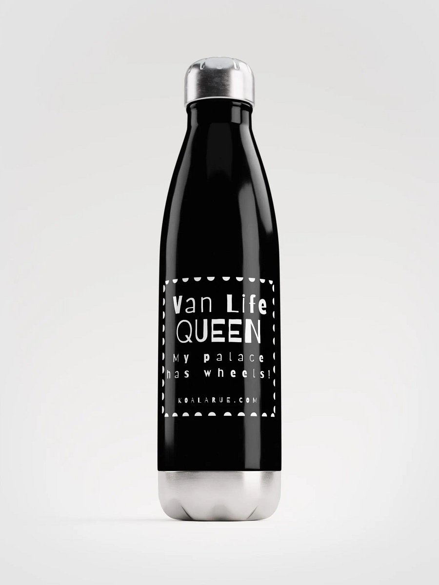 VAN LIFE QUEEN • BLACK DRINK BOTTLE product image (1)