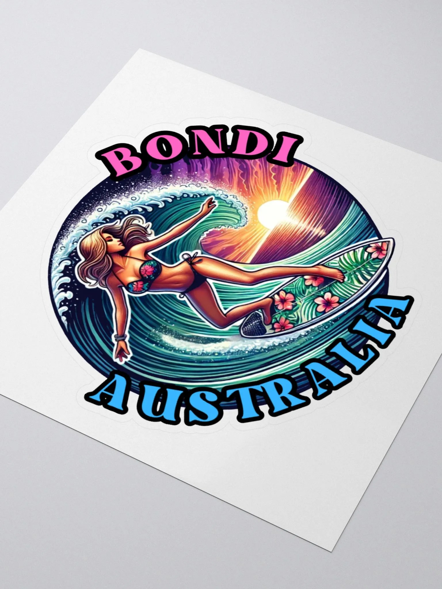 Wild Surf Bondi Sticker product image (3)