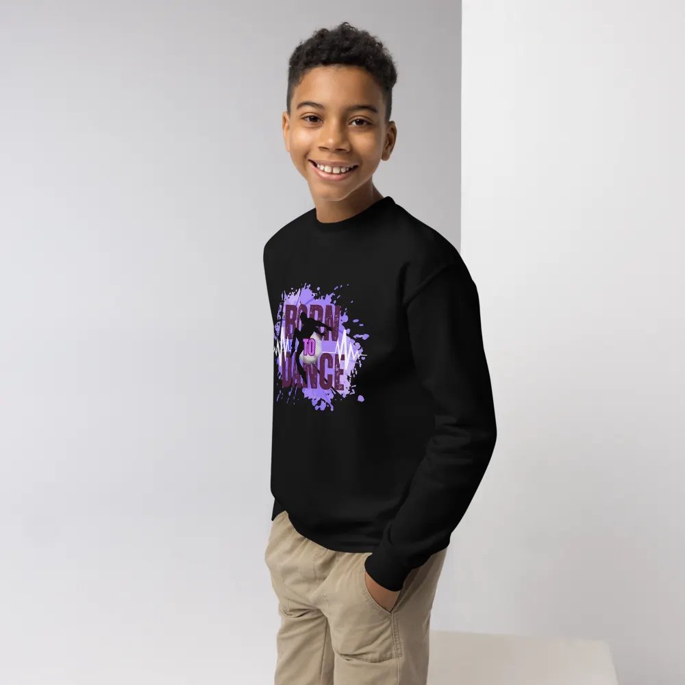Born to Dance His Silhouette Youth Sweatshirt product image (3)