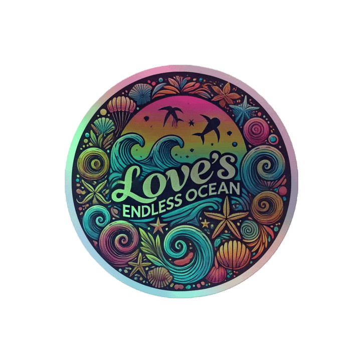Love's Endless Ocean Holographic Sticker Sheet product image (2)