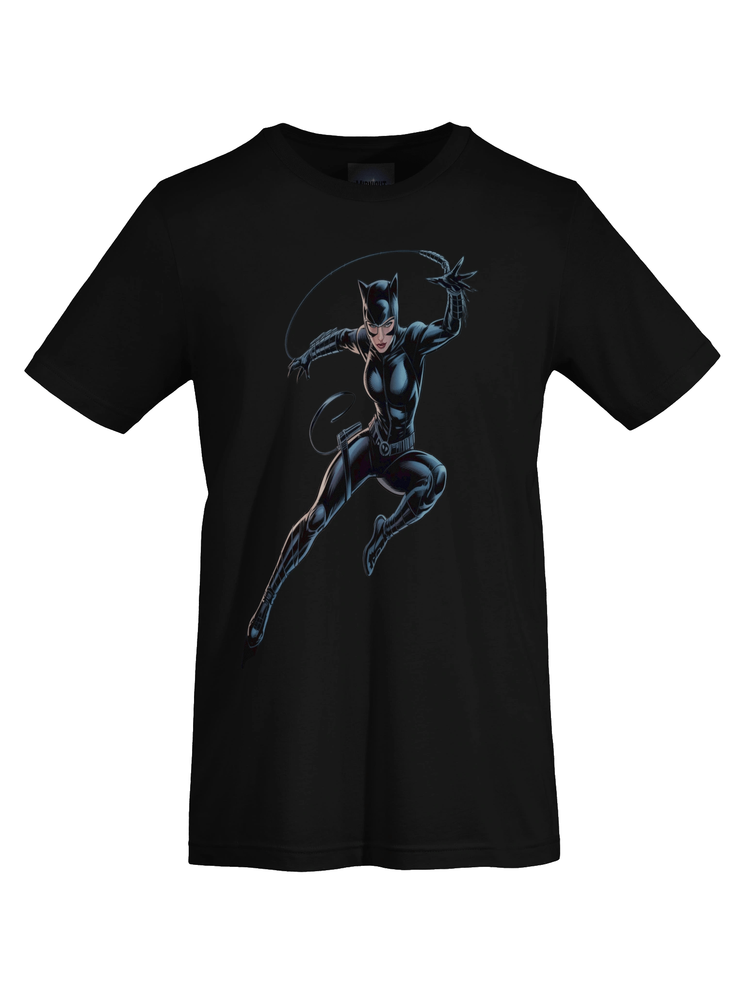 Midnight Pounce: Catwoman's Lethal Leap T-Shirt product image (1)