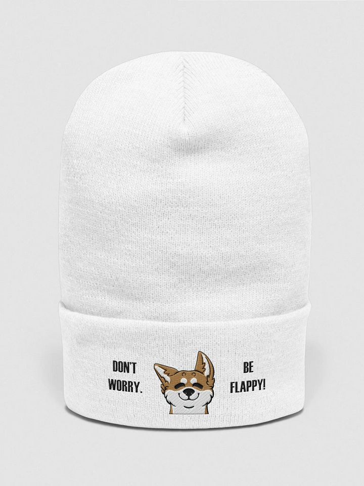 Shiba Inu Don't Worry Beanie Hat product image (1)