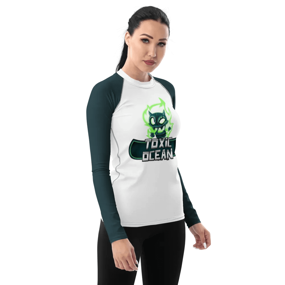 Toxic Ocean Women's Rash Guard product image (1)