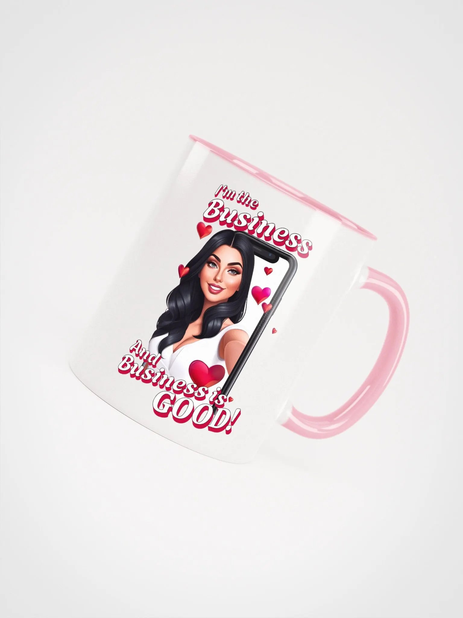I'm The Business - Social Media Influencer - Ceramic Mug with Color Inside - v5 product image (2)
