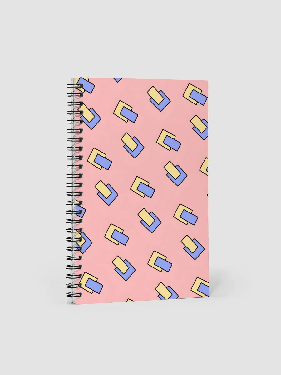 Modern Memphis Note Book - Pink product image (1)