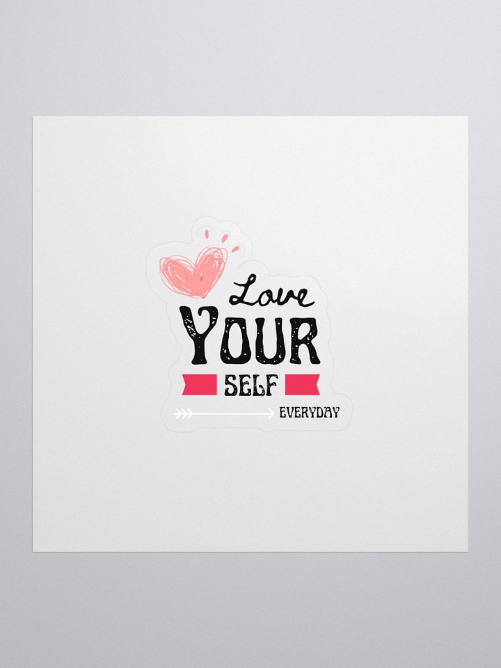 Love Yourself Everyday Sticker product image (1)