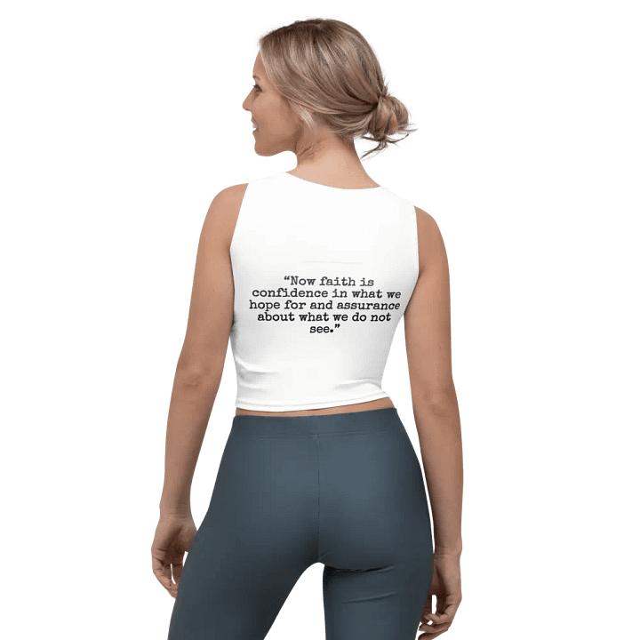Faith workout crop top product image (2)